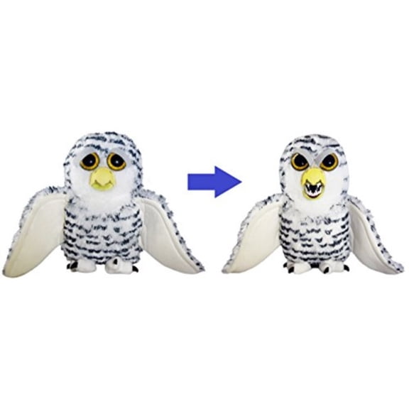 Feisty Pets Henry Whodunnit The Snowy Owl - Turns Feisty with a Squeeze