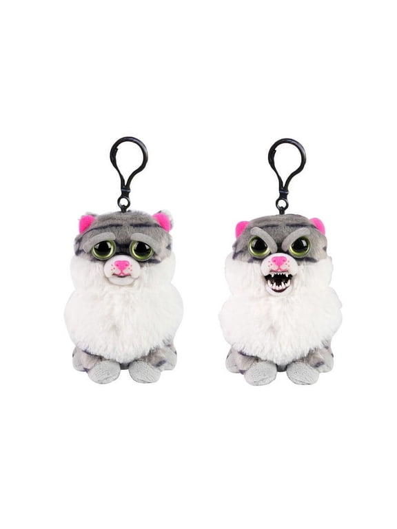 Minis 4" Lazy Lani the Fat Cat with Keychain Clip