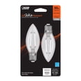 thumbnail image 1 of Feit White B10 E26 (Medium) Filament LED Bulb Soft White 60 Watt Equivalence 2 pk, 1 of 7