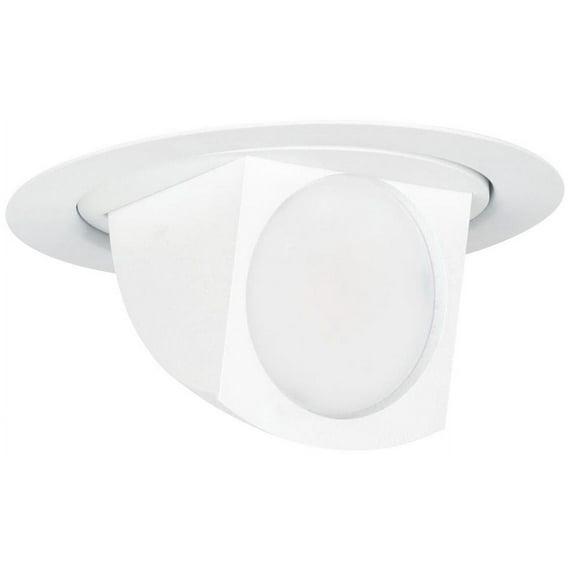 Feit 4" White Pivot Dropdown Adjustable 9.5W LED Retrofit Trim