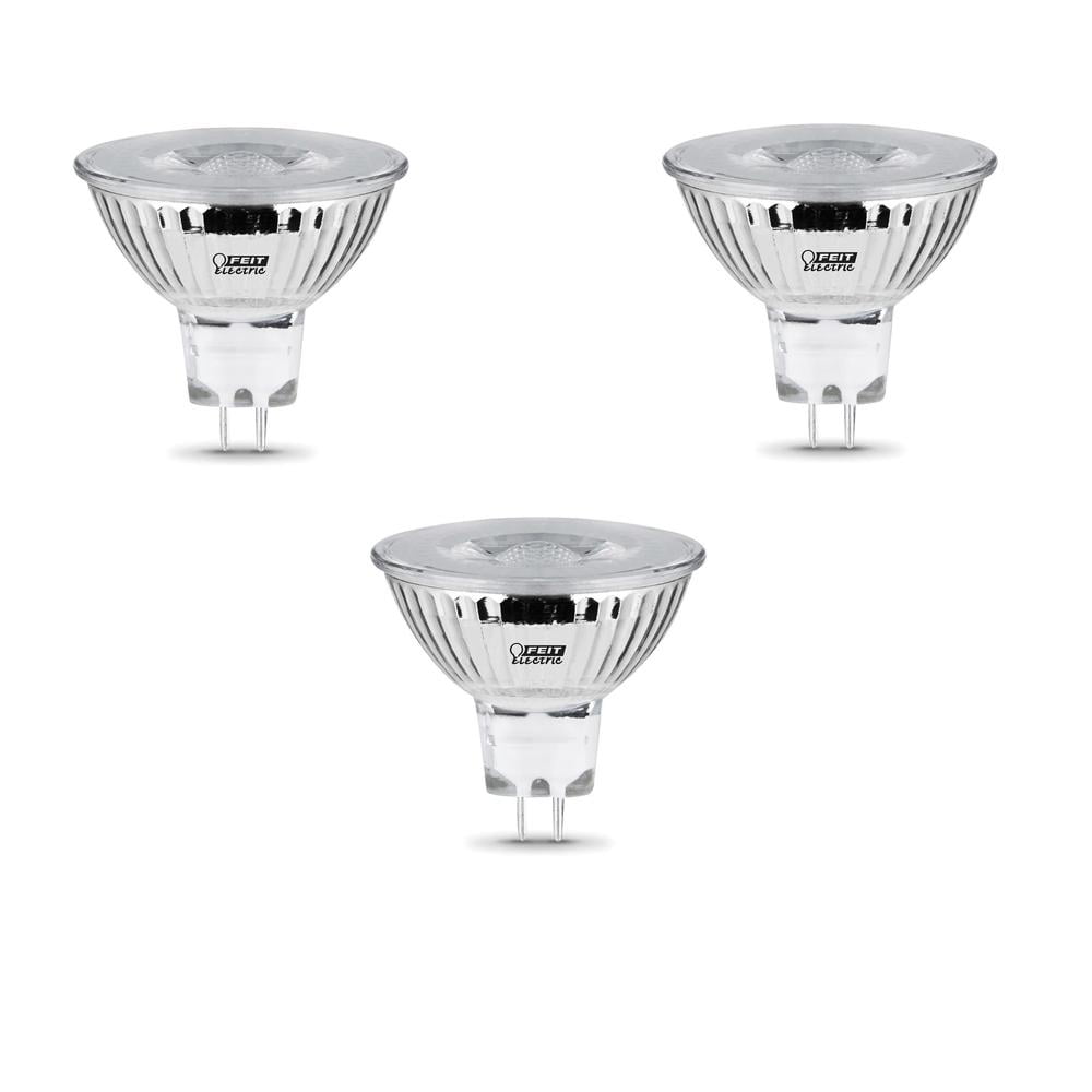 Bright White MR16 GU5.3 LED Flood Light Bulbs 3-Pack