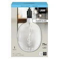 thumbnail image 1 of Feit Cylinder E26 (Medium) Filament LED Bulb Daylight 75 Watt Equivalence 1 pk, 1 of 5