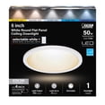 thumbnail image 1 of Feit EDGELIT Frost White 4 in. W Aluminum LED Retrofit Recessed Lighting 6.5 W, 1 of 10