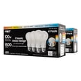thumbnail image 1 of Feit Electric 100W Replacement 5-CCT LED Classic Glass A19 Bulbs, 4-pack, 1 of 5