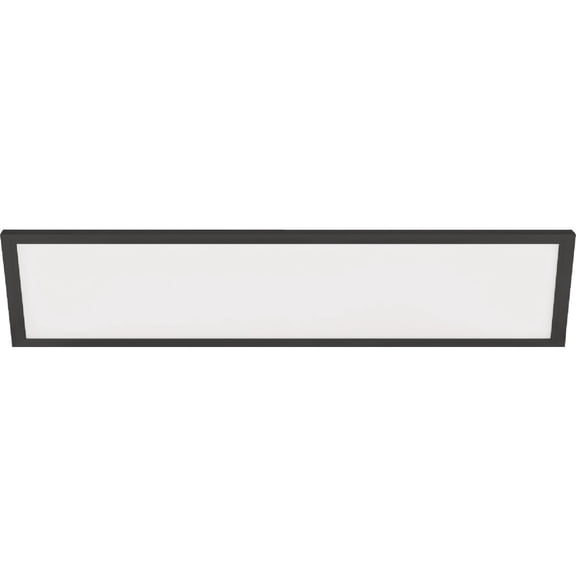 Feit Electric 3018764 0.9 x 12.1 x 47.3 in. Matte Black & White LED Flat Panel Light Fixture