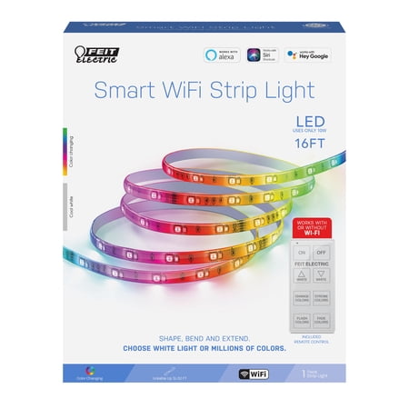 FEIT ELECTRIC 16′ INDOOR LED 10W SMART DIMMABLE...