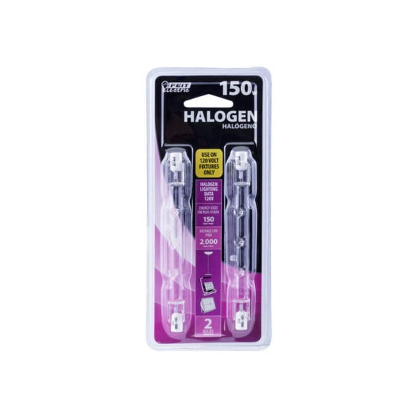 Feit Electric 2 Pack 150W Halogen R7 Bulbs