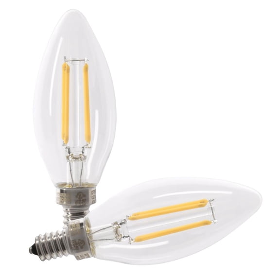 Feit Electric 21119 - BPCTC40927CA/FIL2/RP Decorative Chandelier Antique Filament LED Light Bulb