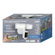 Feit Electric Motion-Sensing Hardwired White Security Light with Video Camera