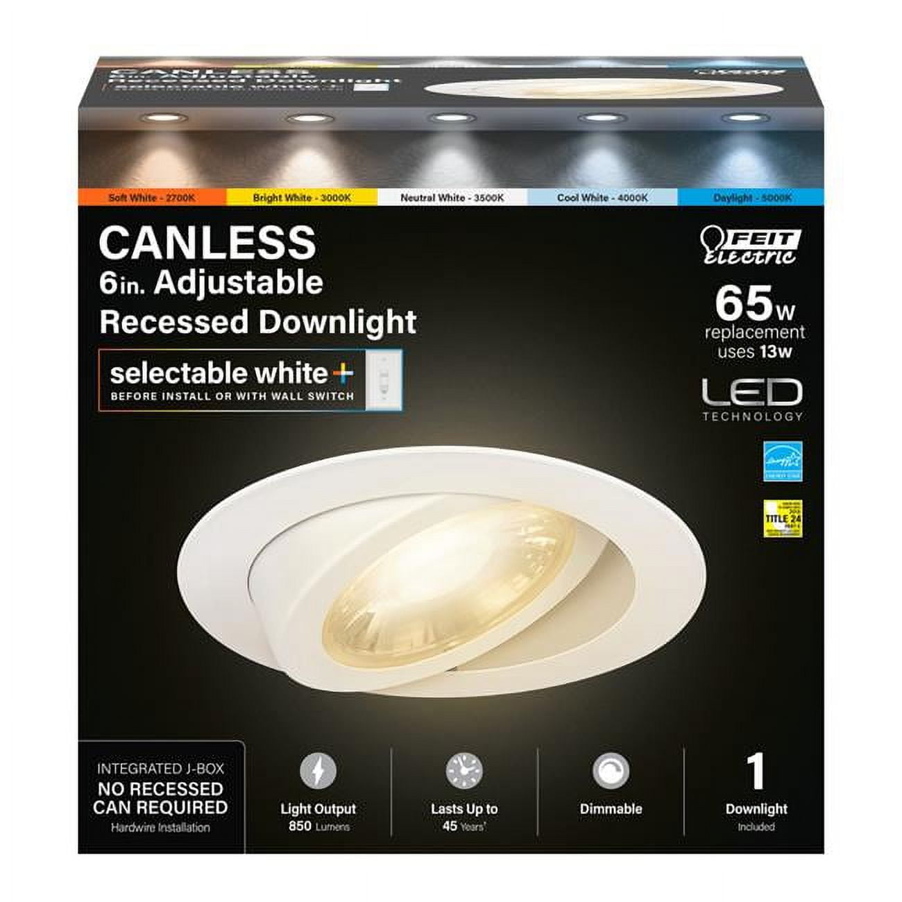 Feit canless recessed lighting deals