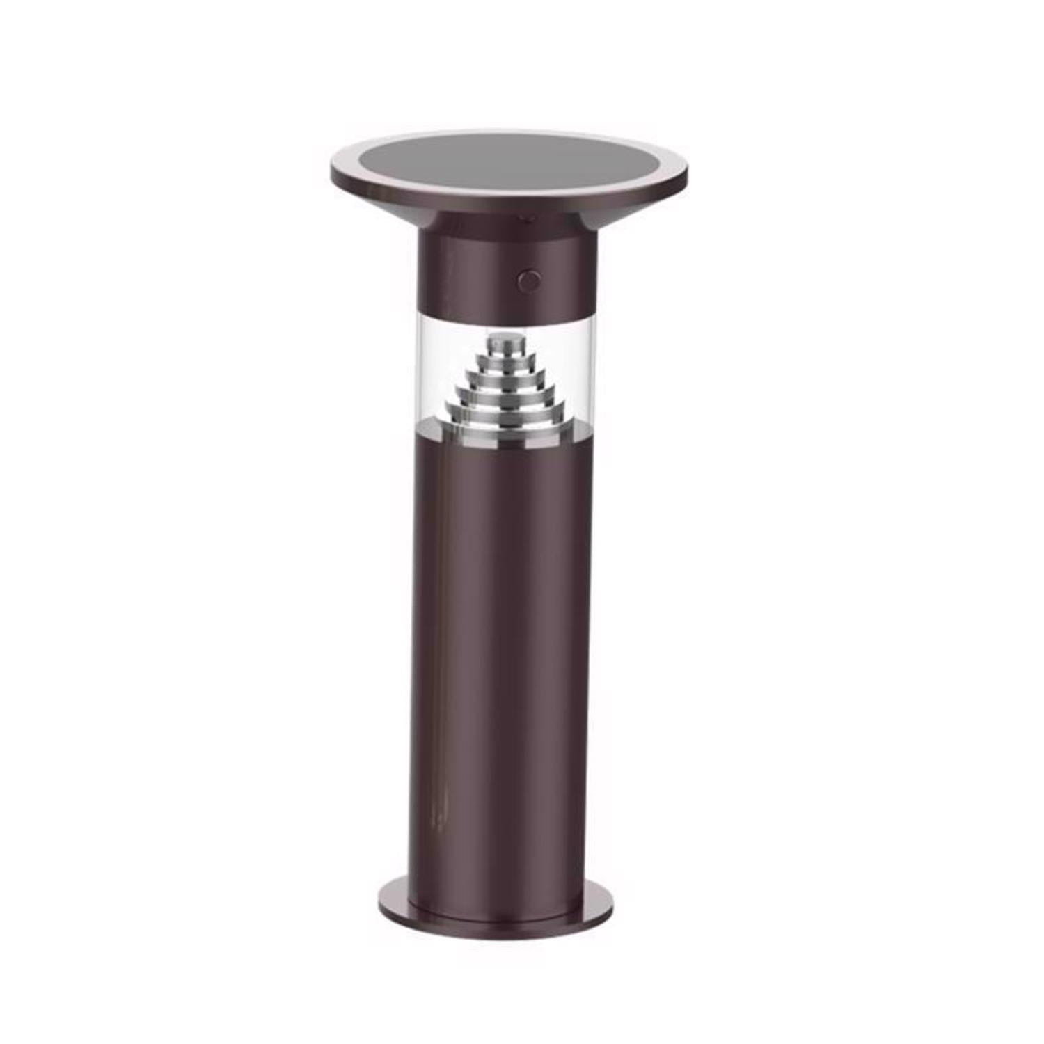 Bronze Solar Powered LED Pathway Light with Oil Rubbed Finish