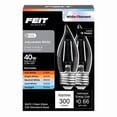 thumbnail image 1 of Feit Electric 3019524 40W BA10 E26 Medium Adjustable White Equivalence LED Bulb - Pack of 2, 1 of 1
