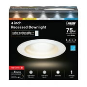 Feit Electric 4" White High Output LED Recessed Downlight Color Select (5CCT)