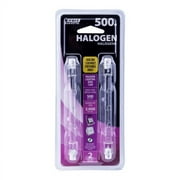 Feit Electric Halogen 500W Warm White 3000K T3 RSC Base Double Ended Dimmable Replacement Light Bulb 2 Pack