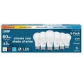 thumbnail image 1 of Feit Electric 60W Replacement 5-CCT LED A19 Bulbs 6pack, 1 of 4