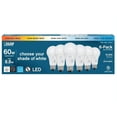 thumbnail image 1 of Feit Electric 60W Replacement 5-CCT LED A19 Bulbs 6pack, 1 of 4