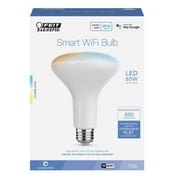 Feit Electric Smart LED 7.2 Watt (65W Equivalent) 5CCT Tunable White, A19, Medium E26 Base, Non-Dim, WiFi Light Bulb