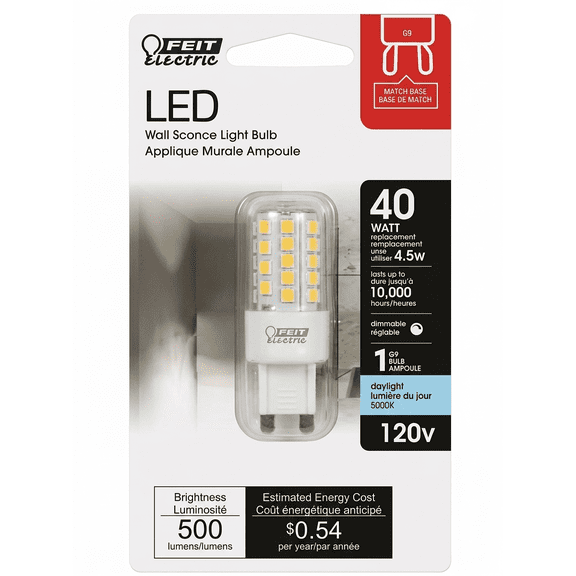Feit Electric 7341514 120V 5K G9 LED Light Bulb