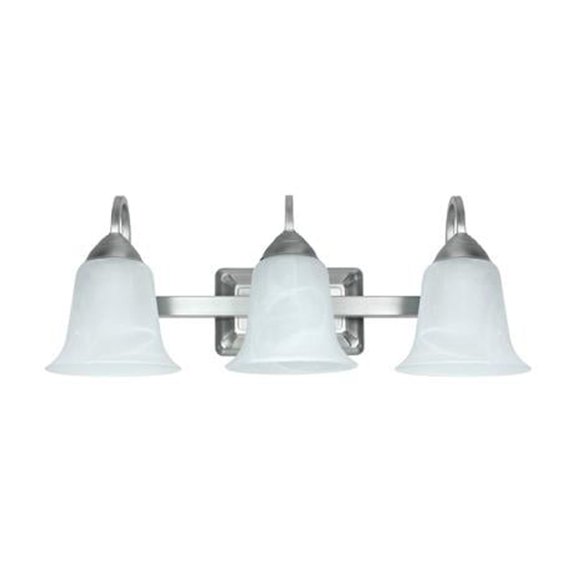 FEIT ELECTRIC LED Vanity Light Fixture, 3-Light, Brushed Nickel, 26-Watt 73802