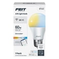 thumbnail image 1 of Feit Electric 8.8W (60W Replacement) Tunable White E26 Base A19 Smart WiFi LED Light Bulb, 1 of 8