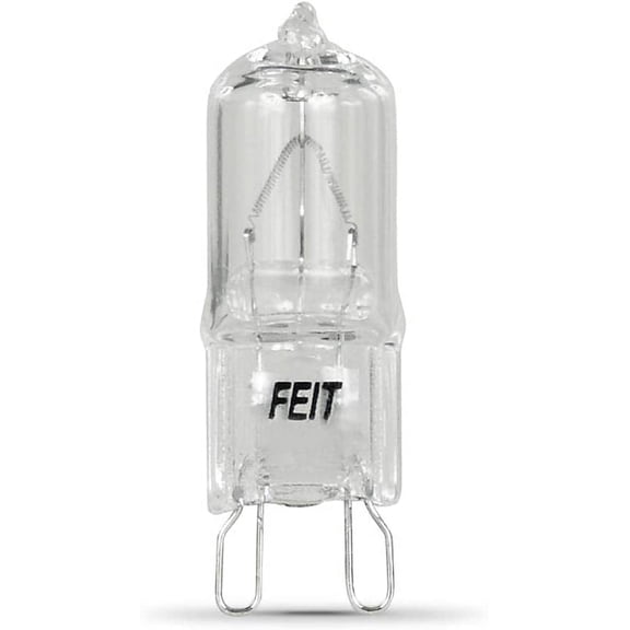 Feit Electric BPQ35/G9/CAN 35-Watt Clear Dimmable G9 Base JCD Bi-Pin Halogen Light Bulb