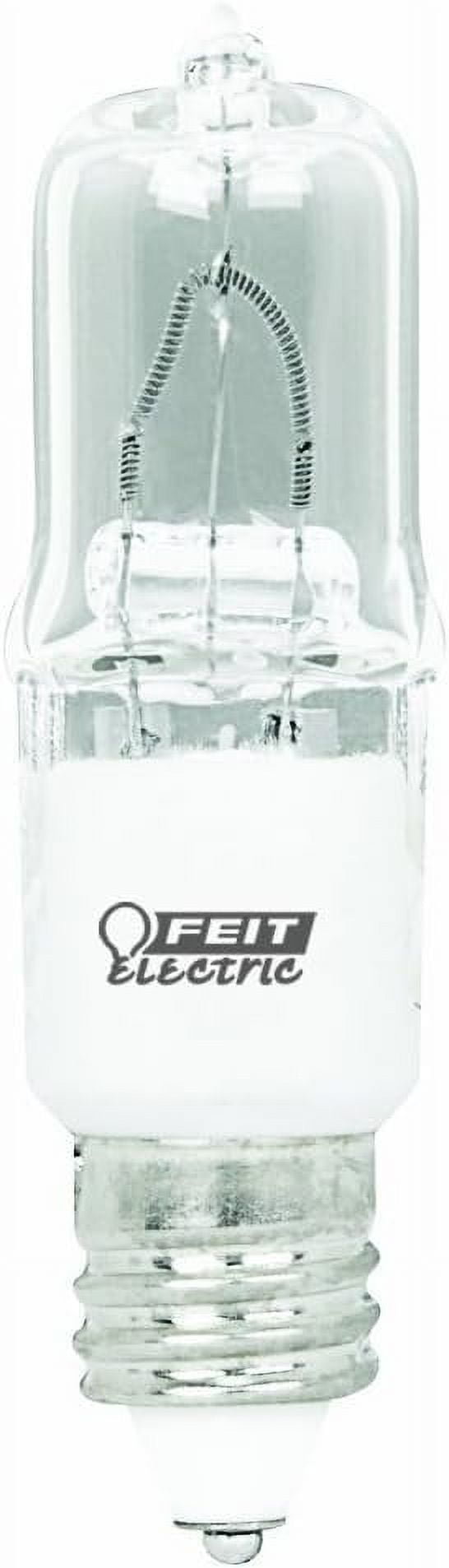 Clear 50W Halogen Mini Candelabra Base Bulb