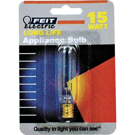 Feit Electric Bp15t6-145 T6 Incandescent Light Bulb 15w Clear (Pack of 6)