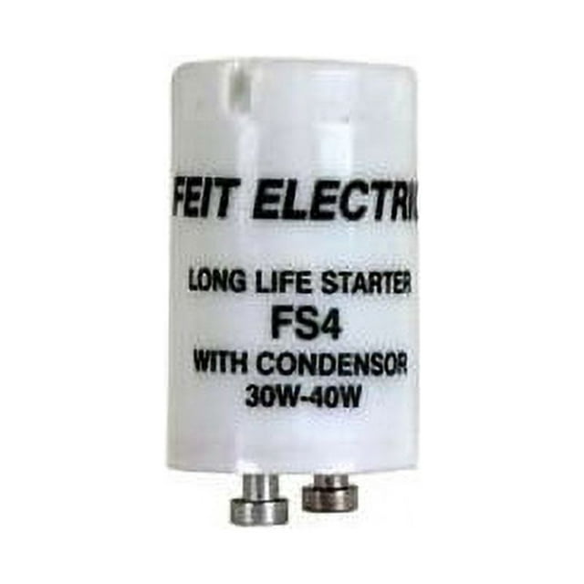 Feit Electric FS4/10 Fluorescent Starter With Condenser, 30 to 40 W