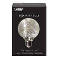 thumbnail image 1 of Feit Electric Fairy LED Light Bulb 1 Watt Soft White Med G25 Size, Crackle Glass, Non-Dimmable Type, 1 of 8