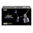 thumbnail image 1 of Feit Electric Indoor/Outdoor10' 5 Socket String Light Strand (Medium Base Bulbs Sold Separately), 1 of 6