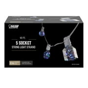 Feit Electric Indoor/Outdoor10' 5 Socket String Light Strand (Medium Base Bulbs Sold Separately)