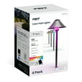 thumbnail image 1 of Feit Electric Integrated LED Smart Color Changing RGBW Tunable White Path Lights 4-Pack, 1 of 9