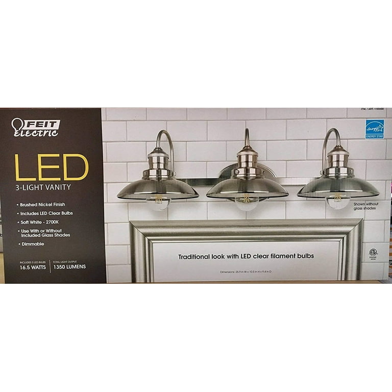 Feit electric 2024 3 light vanity