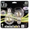 thumbnail image 1 of Feit Electric  LED A19 3.6 & 40W Medium 2700K Light, Clear, 1 of 1