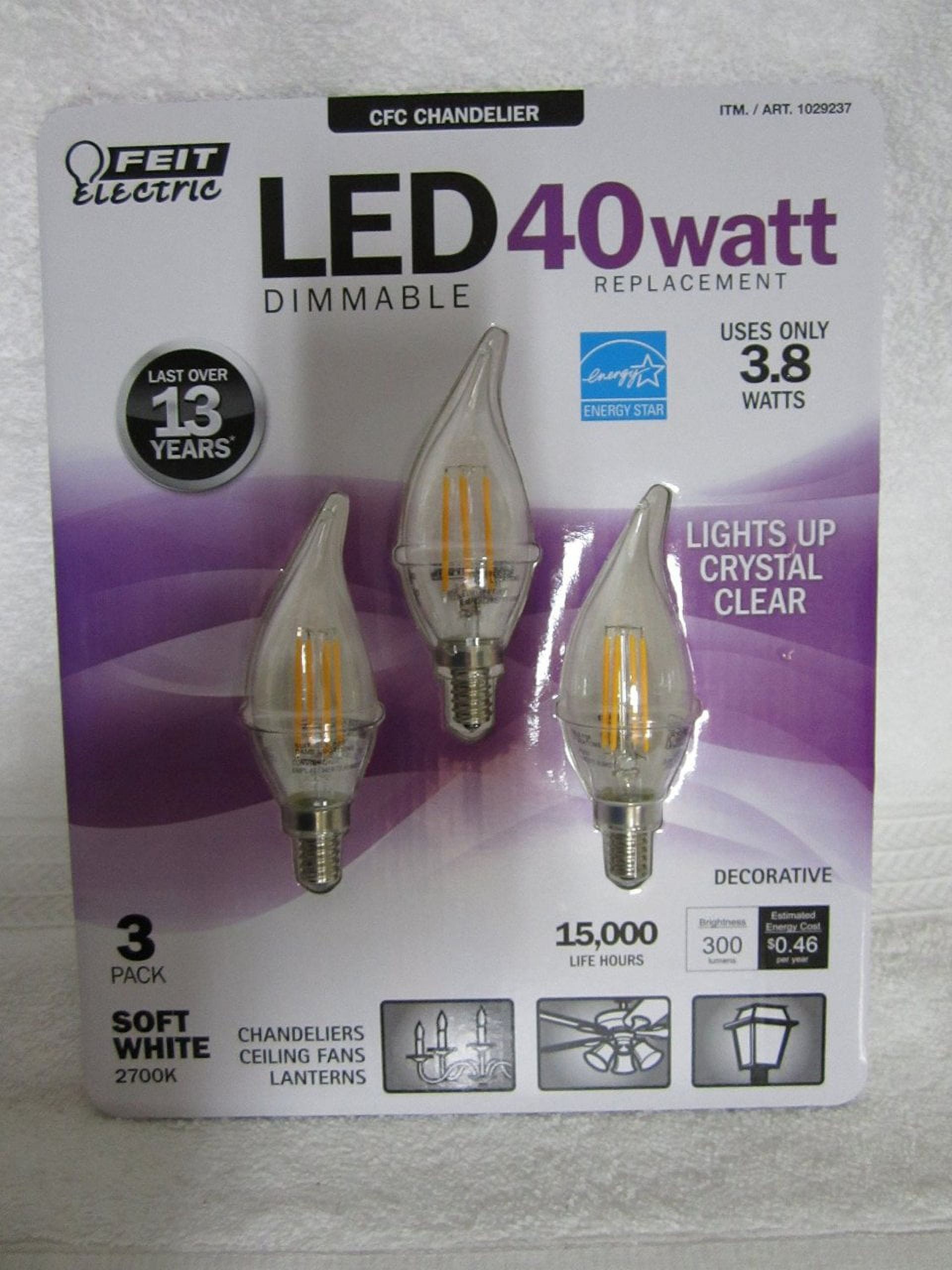 Feit chandelier bulbs deals