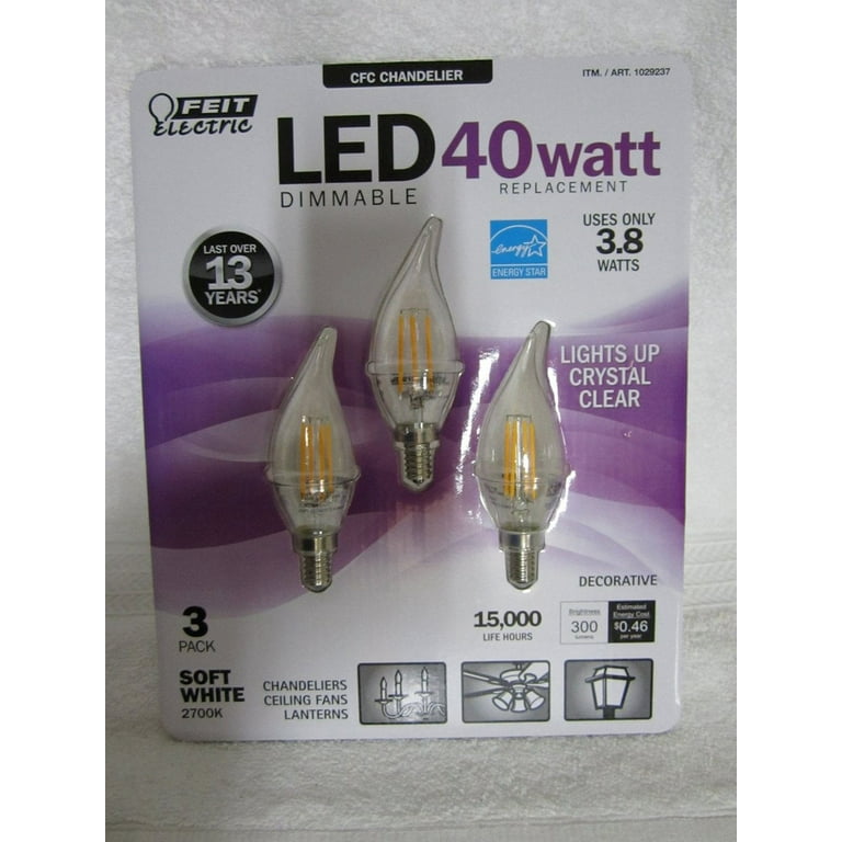 Feit electric led candelabra bulbs deals