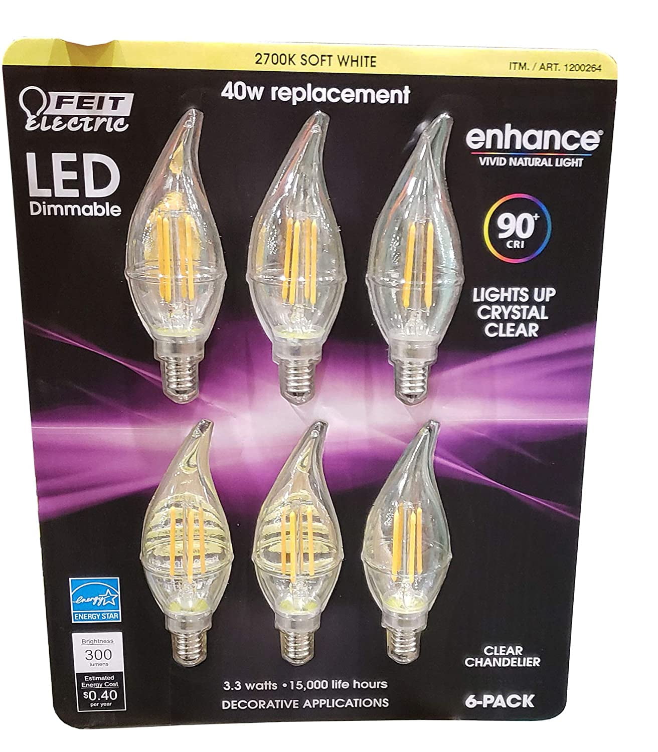 E14 LED Dimmable (6-Pack)