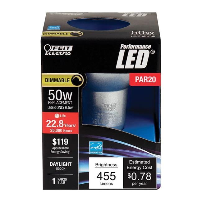 Feit Electric 50W Daylight Dimmable PAR20 LED Bulb