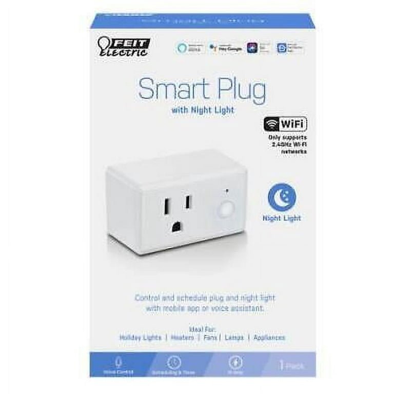 Feit Electric PLUG/WIFI Smart Plug, Plastic, White