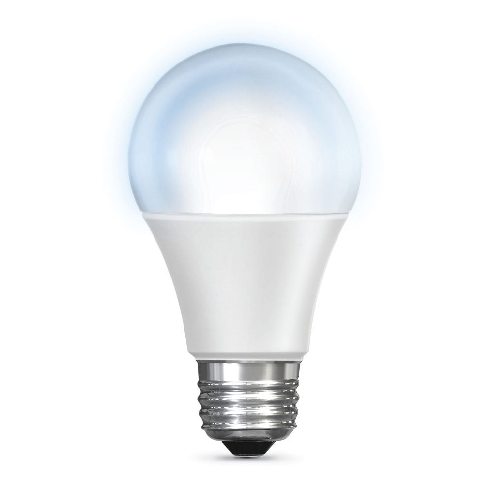 Feit Electric Smart LED 9 Watts (60W Eq.) Daylight Light Bulbs, A19, Medium E26 Base, Dimmable (3 Pack)