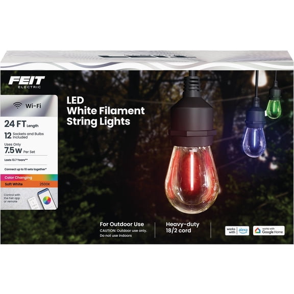 Feit Electric Smart String Light Set - Single Pack