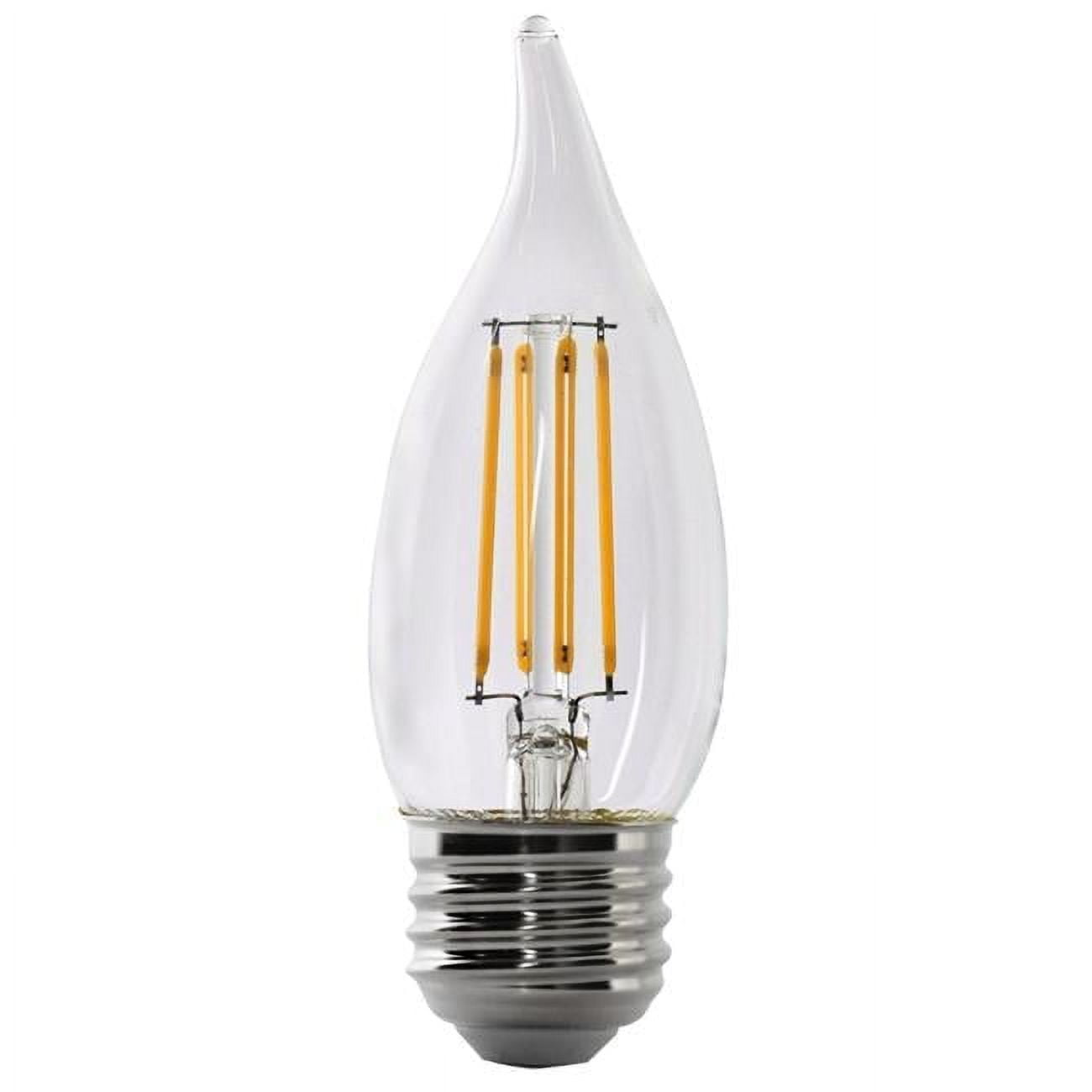 Clear Dimmable 40W LED Candle Bulb for Decorative Fixtures