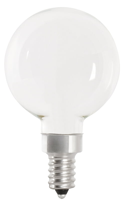 Feit G16.5 E12 (Candelabra) LED Bulb Soft White 60 Watt Equivalence 2 ...