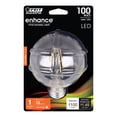 thumbnail image 1 of Feit G25 E26 (Medium) Filament LED Bulb Soft White 100 Watt Equivalence 1 pk, 1 of 6