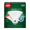 thumbnail image 1 of Feit PAR38 E26 (Medium) LED Bulb Color Changing 6 Watt Equivalence 1 pk, 1 of 9