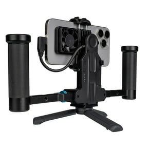 Feiyu Phone Video Rig Pro for iPhone 15 Pro/16 Pro/17 Pro External SSD Recording, Cooling, Power Hub for ProRes Filmmaking