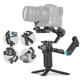 FeiyuTech SCORP 3 3-Axis Gimbal Stabilizer, 7.7lb Payload, Touchscreen Remote, 14H Battery