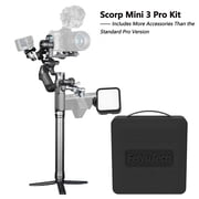 FeiyuTech SCORP Mini 3 Pro [Kit] - Handheld Gimbal Stabilizer with AI Tracking Pro Accessories, for Mirrorless & Smartphone   4.4 lb Payload, Detachable Handle, OLED Touchscreen, 14H Battery