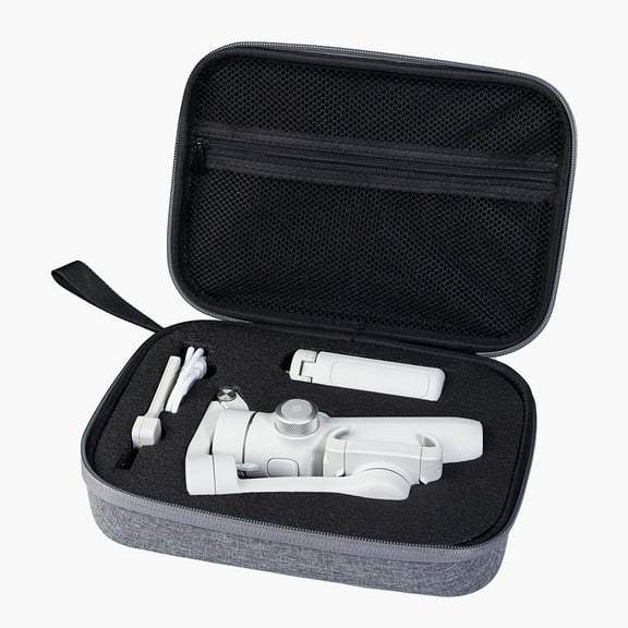 FeiyuTech VB 4SE Kit - Foldable 3-Axis Smartphone Gimbal Stabilizer with AI Tracking &Fill Light Module, Gesture Control, Carrying Case | 1300mAh Battery