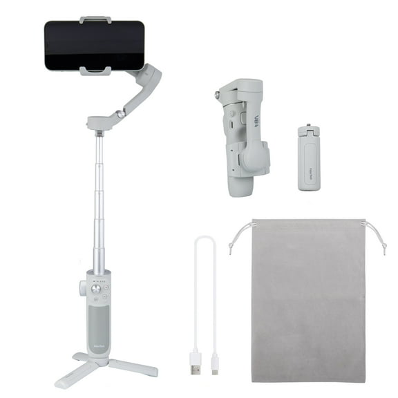 Feiyu VB4 Smartphone Gimbal Stabilizer with 8.4" Extendable Pole for Samsung, Android and iPhone